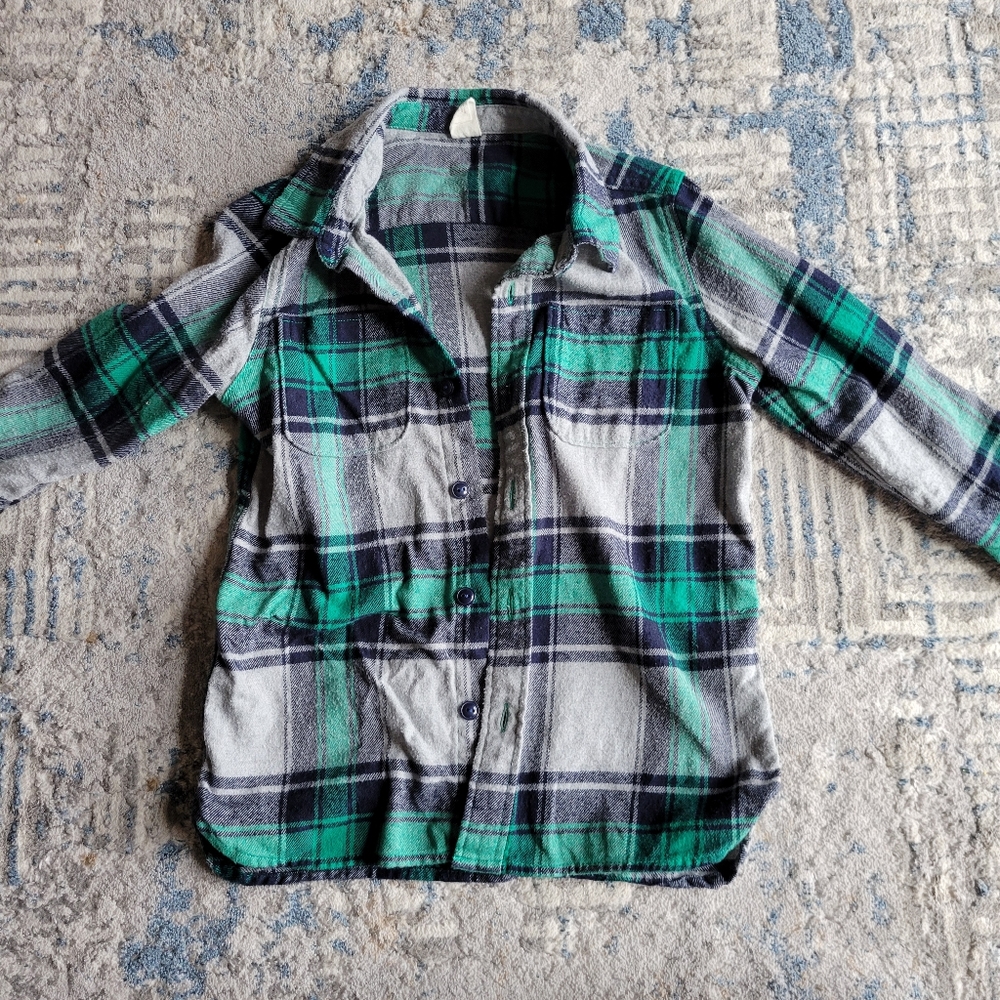 Gap flannel button down shirt